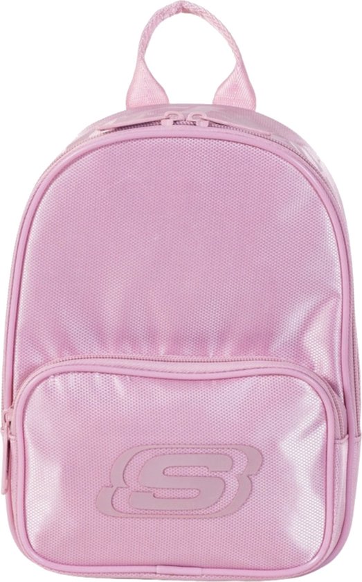 Skechers Mini Logo Backpack SKCH7596-LPK, Vrouwen, Roze, Rugzak, maat: One size