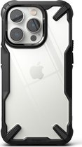 Ringke Fusion X iPhone 14 Pro Max Hoesje Back Cover Transparant Zwart