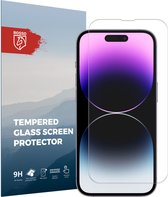 Rosso 9H Tempered Glass Screen Protector Geschikt voor Apple iPhone 14 Pro | Glasplaatje | Beschermlaag | Beschermglas | 9H Hardheid