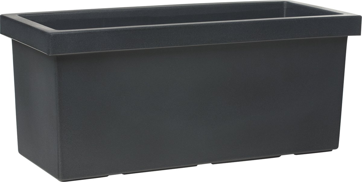 Bloembak Buiten Sagitta Liscio 100x45x43cm ANTRACIET Teiplast