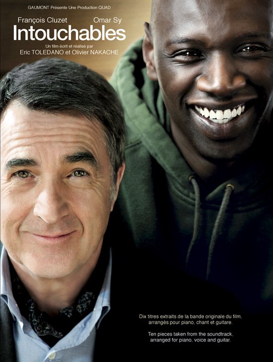 Filmposter van Intouchables met François Cluzet en Omar Sy.