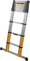 Telescopische ladder 3.81m - SoftClose & AntiSlip - Giraffe Air - Geschikt voor binnen en buiten. licht, compact, aluminium constructie en veilig - soft close technologie