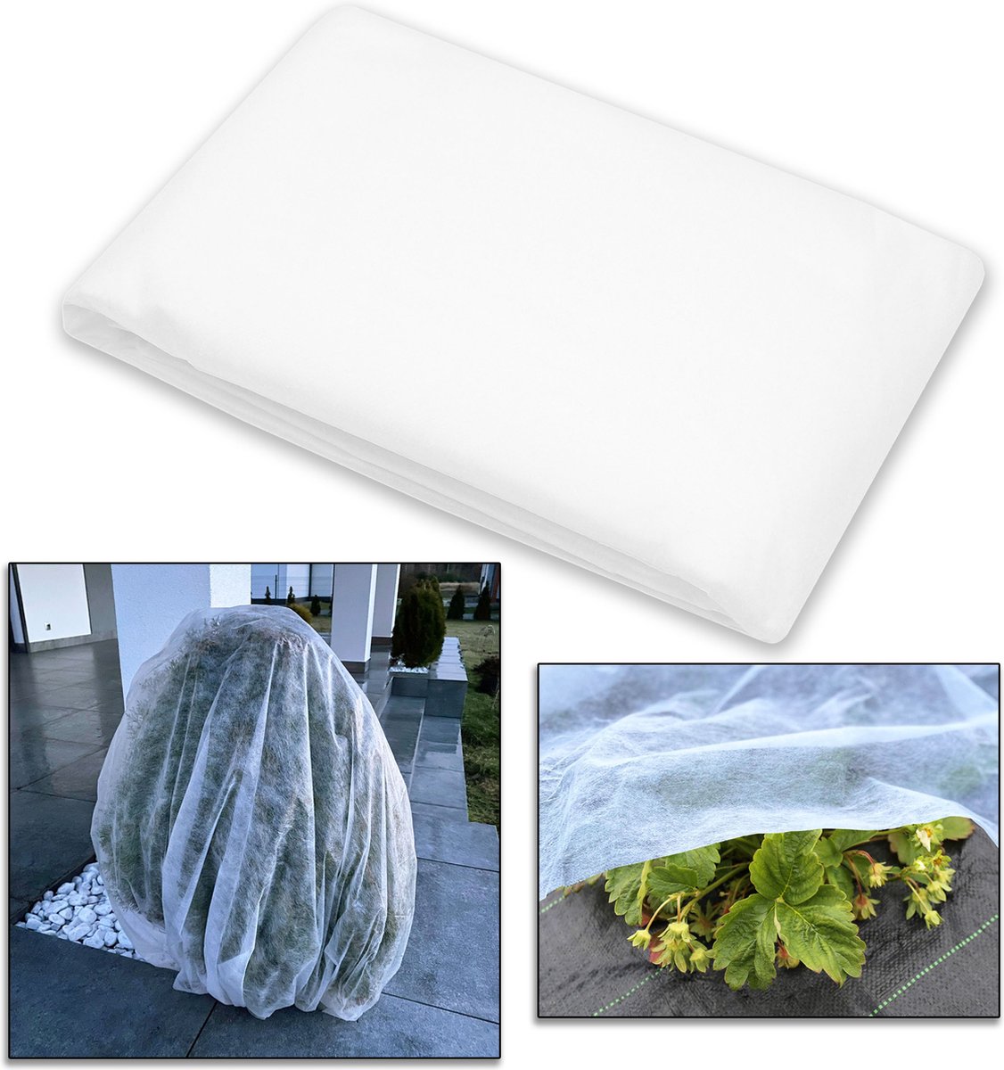 WITTE AGROTILLET 1.5m 15g/m2 met UV / 15m