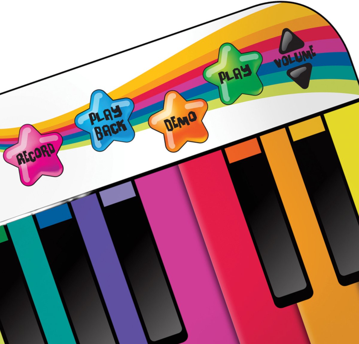 N-Gear Tapis Piano Géant XXL : Tapis de danse et boîte à musique pour  Enfants en un - Jouet pour enfants à partir de 4 ans - pour l'intérieur 