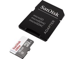 Micro SD Memory Card with Adaptor SANDISK SDSQUNS-GN3MA C10 80 MB/s-100 MB/s