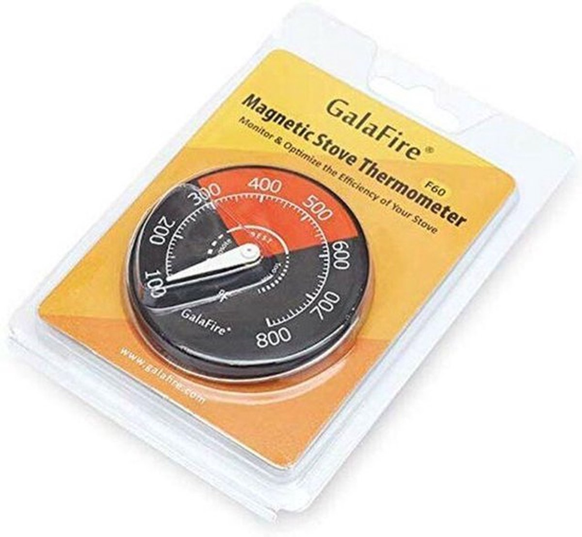 Thermomètre magnétique pour poêle à bois