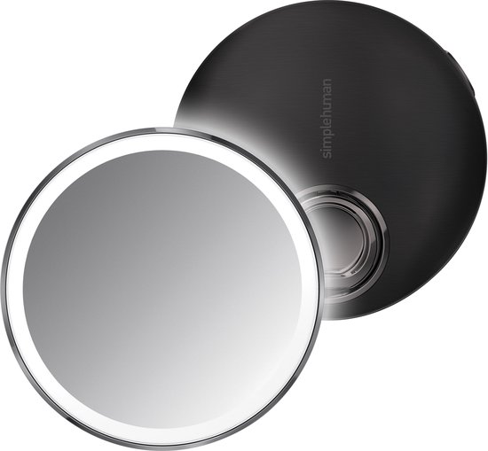 Simplehuman - Spiegel Sensor Compact - RVS - 10 cm - Zwart