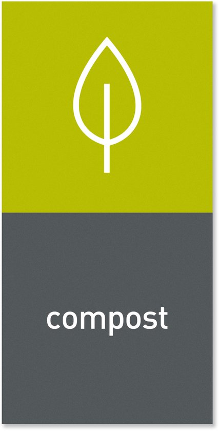 Simplehuman Magneetsticker Compost 100x200 mm
