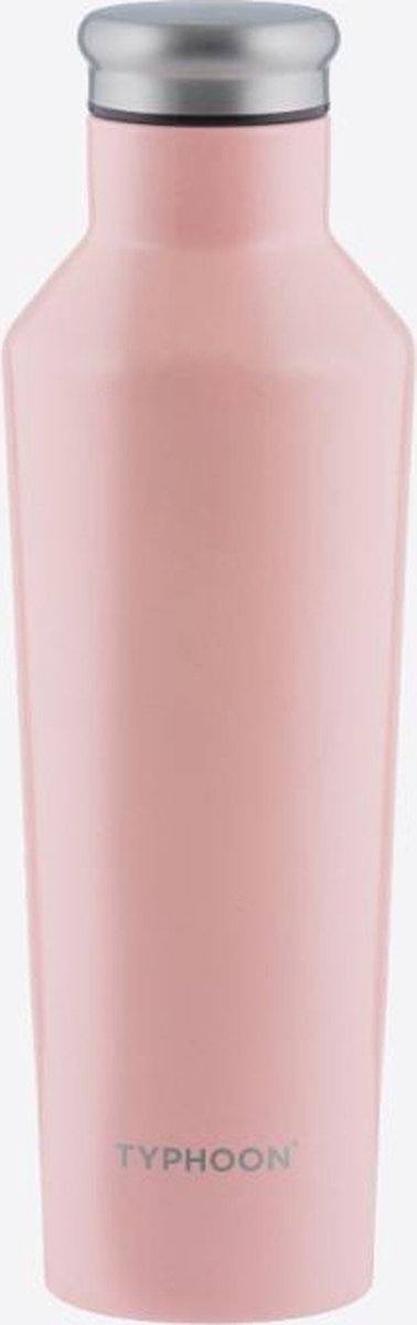 Typhoon Pure dubbelwandige isoleerfles uit rvs roze 500ml