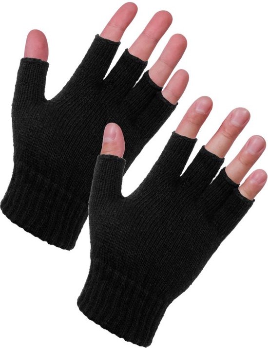 3BMT Vingerloze Handschoenen voor Dames - Zwart | bol.com