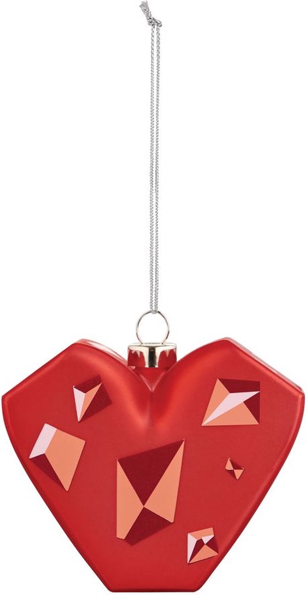 Alessi Kerstbal Le Palle Quadrate - Amore al Cubo - GJ02/18 - door Massimo Giacon & Marcello Jori