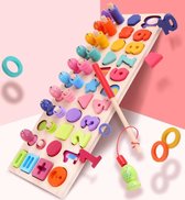 Spelend leren - Educatief speelgoed - Montessori speelgoed - Montessori voor thuis - Educatief speelgoed 3 jaar - Speelgoed jongens en meisjes - Activiteitenbord