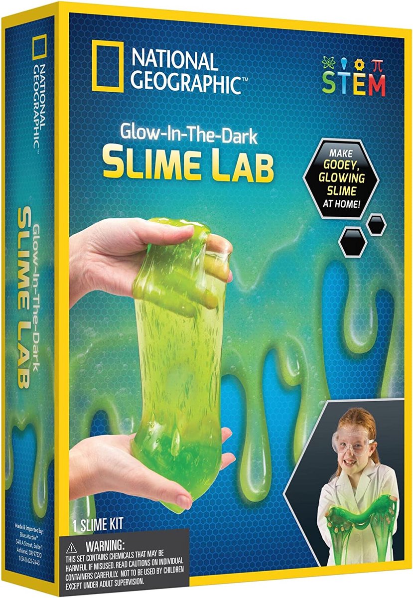 National Geographic Glow-in-the-Dark Slime Lab –