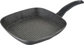 Poêle à griller de Luxe Oneiro - ø28 x H 4,5 cm - cuisson - salle à manger - cuisine - poêle à griller - induction - gaz - casseroles - poêles