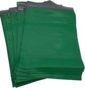 200 stuks webshop kleding verzendzakken groen - 35 x 25 cm poly mailers, verzendzakken enveloppen postzakken voor verpakking coax kledingzakken zelfklevend kleding gripzak post