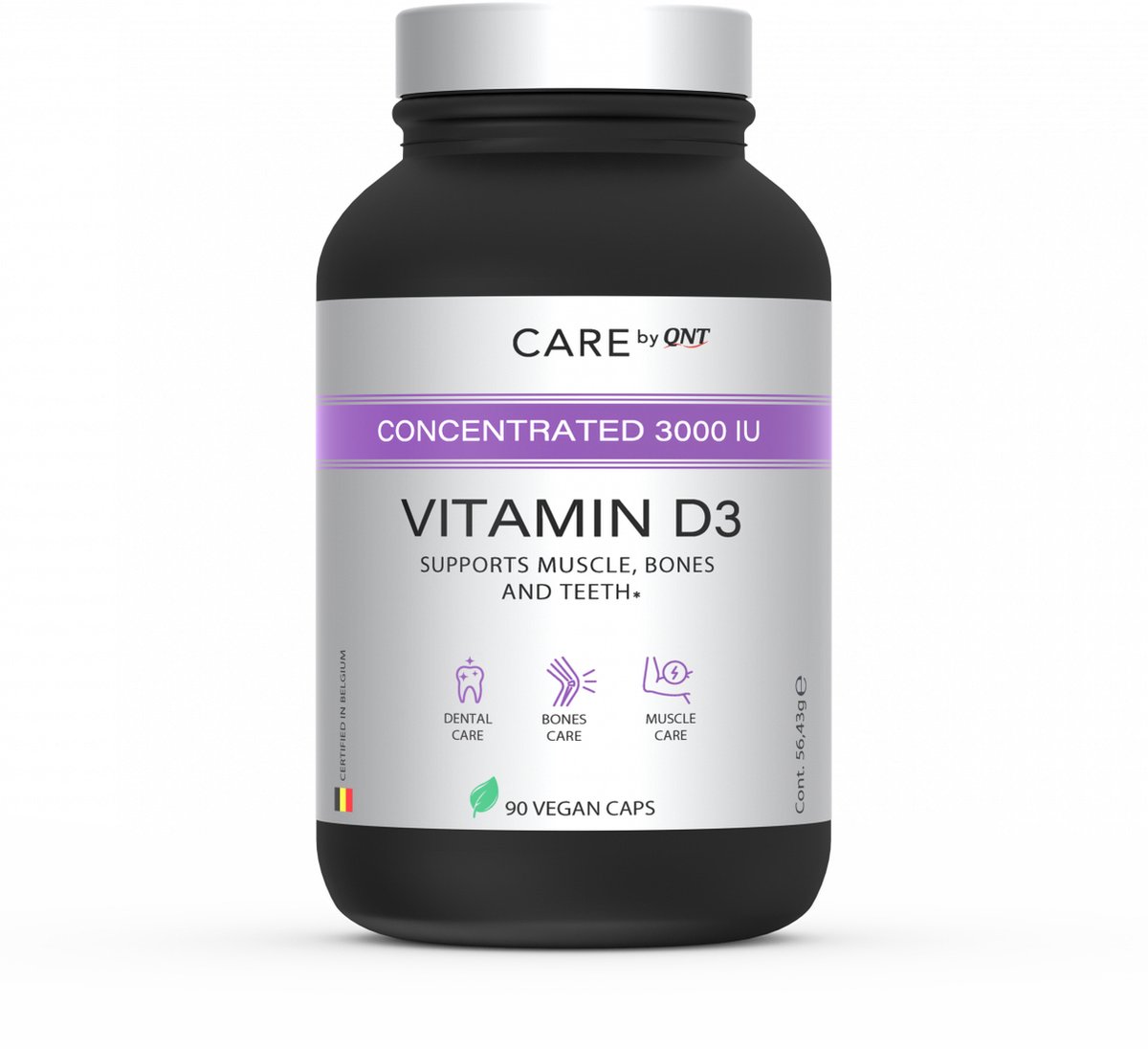 QNT Care - Vitamine D3 - 90 caps