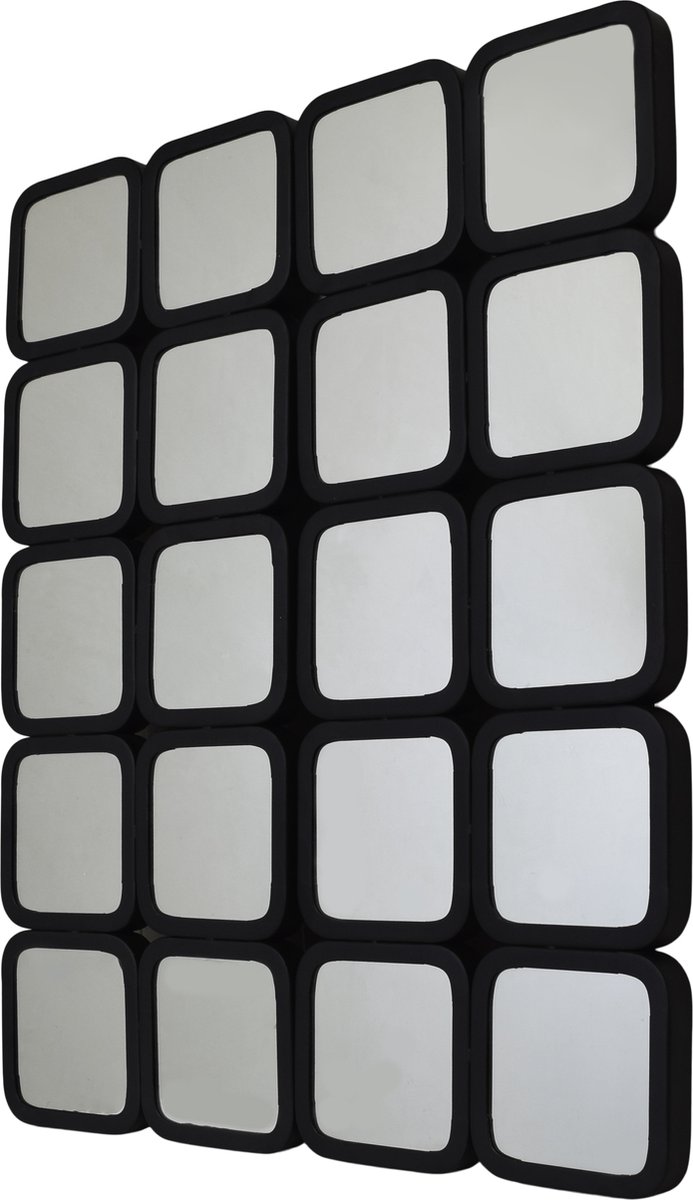 LOFT42 Spiegel Dory - Wandspiegel - Zwart - Metaal - 100x80