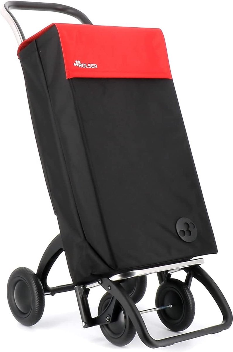 Rolser Boodschappentrolley 4 Wielen - Sbelta Mf - 4.2 - Zwart/Rood