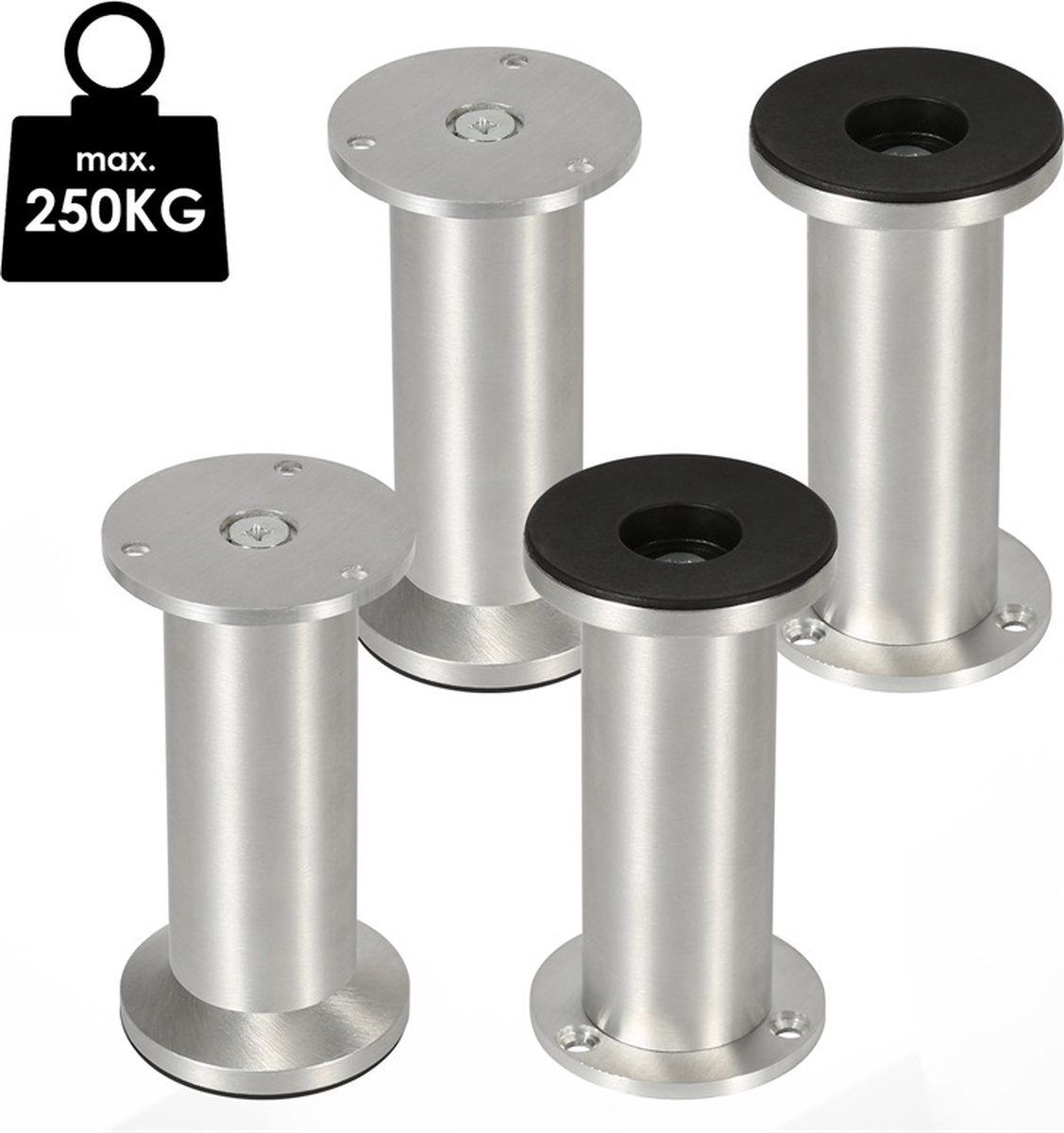 GleitGut 4 x Möbelfuß mit Gewinde 20 mm Stellfüße verstellbare GleitGut 4 x Möbelfuß mit Gewinde 20 mm Stellfüße verstellbare