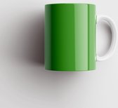 Groene mok | Koffiemok | Thee mok | Mok 300 ml | Keramische mok