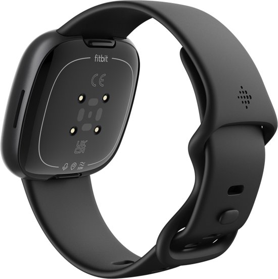 Fitbit Versa 4 - Smartwatch heren en dames - Zwart - Fitbit