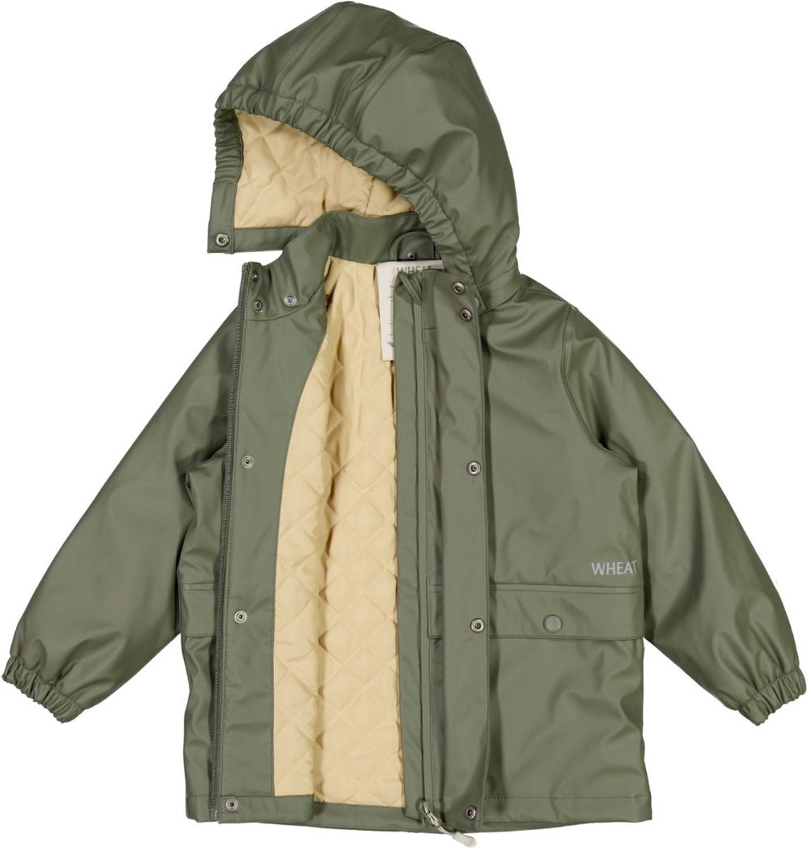 Wheat Thermo Rain Coat Ajo - Tea Leaf