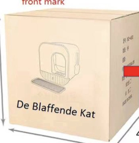 Kattenbak met 5L kattengrit