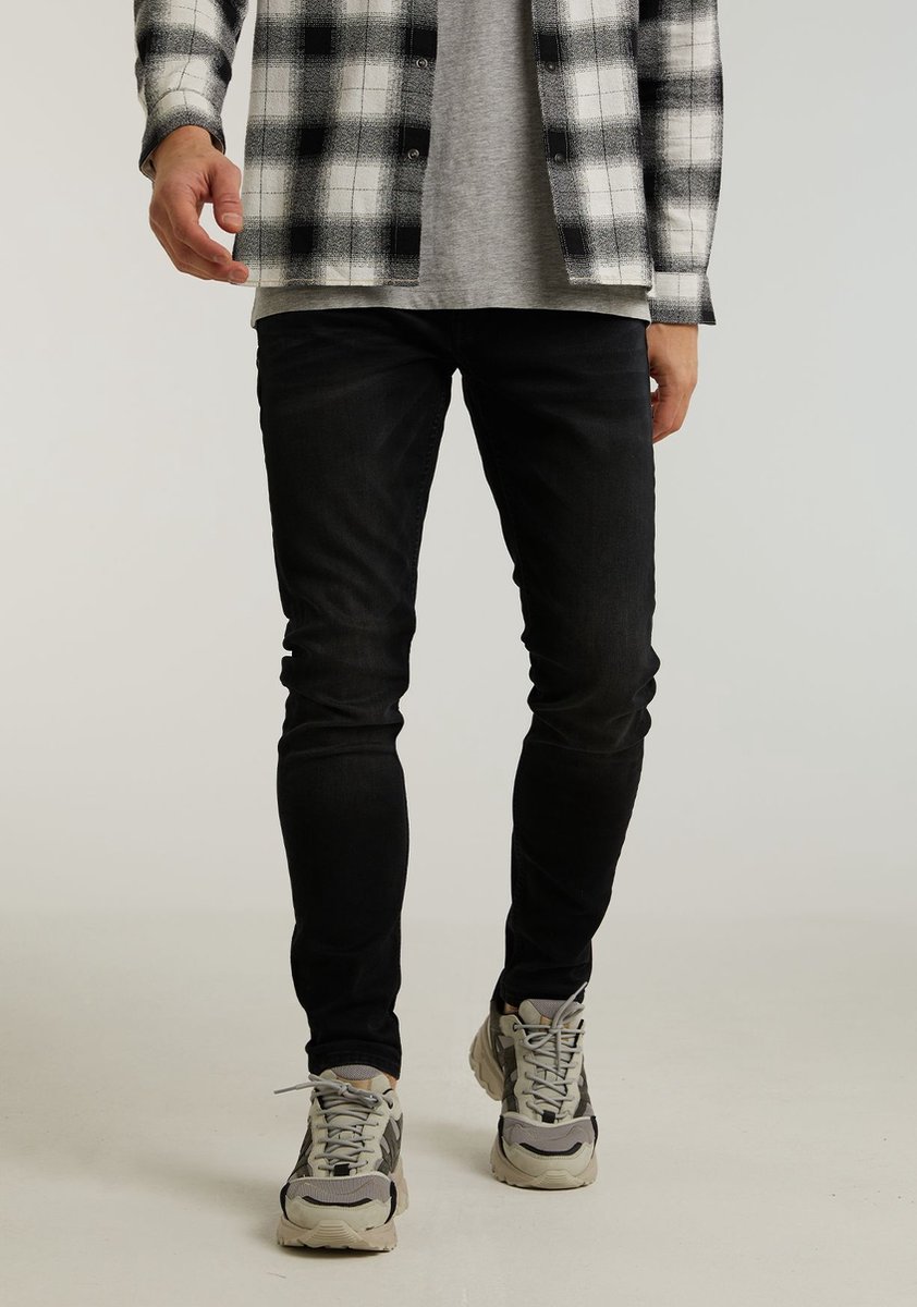 Chasin' Jeans Slim-fit jeans EGO Esko Zwart Maat W36L30