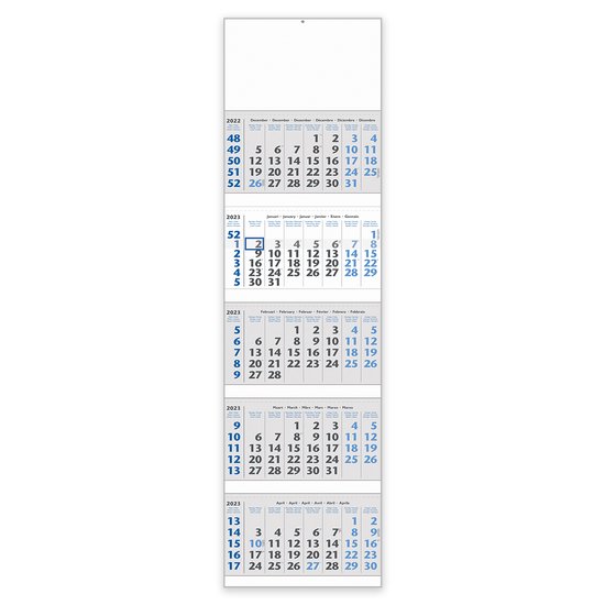 5-maands wandkalender de luxe 2024 | bol.com