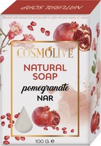 Cosmolive - Granaatappel - Natuurlijke Zeep (Zeepblok) - 4 x 100 gr