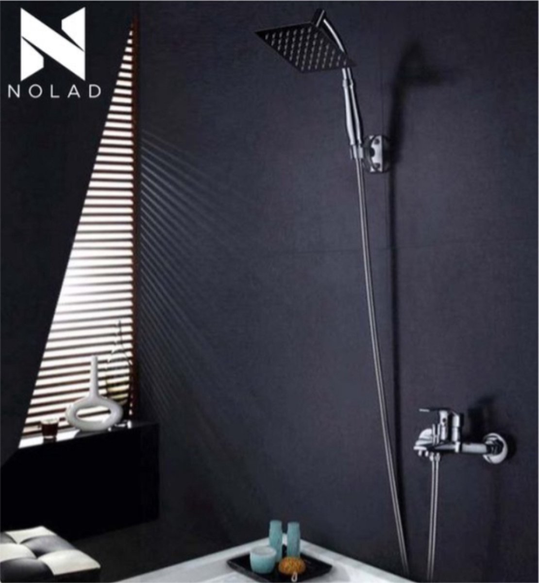 Regendouchekop Deluxe ø 35 cm Douchekop met Slang En Houder