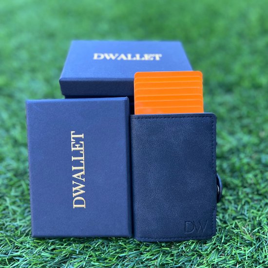 Official Dwallet® Zwart / Pasjeshouder mannen / Cardholder / Pasjeshouder vrouwen / Portemonnee / Creditcard houder / Anti-skim technologie