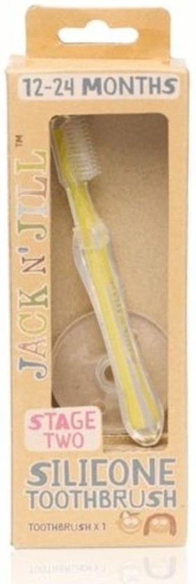 Jack 'N Jill - Silicone Tandenborstel - voor kinderen - 12 tot 24 maanden