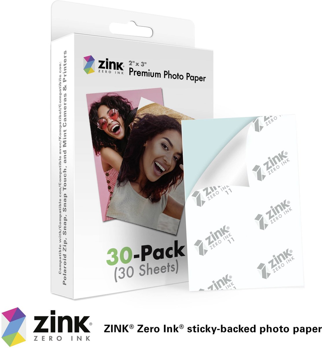 Zink ZINKPZ2X330 Zinkpapier 30 stuk(s) Wit