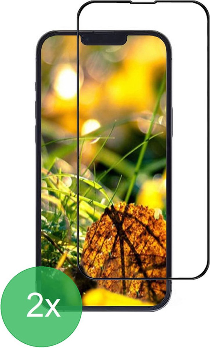 2x Screenprotector Geschikt voor: iPhone 13 / 13 Pro Full Screenprotector 2x - screen protector - volledige glas - bescherming - beschermglas - ZT Accessoires