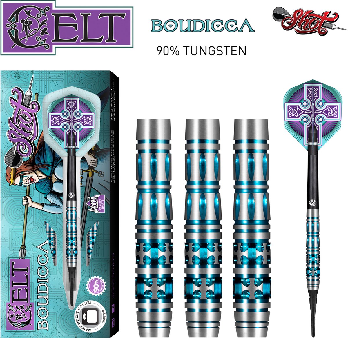 Softtip Shot Celt Boudicca 90% - 20