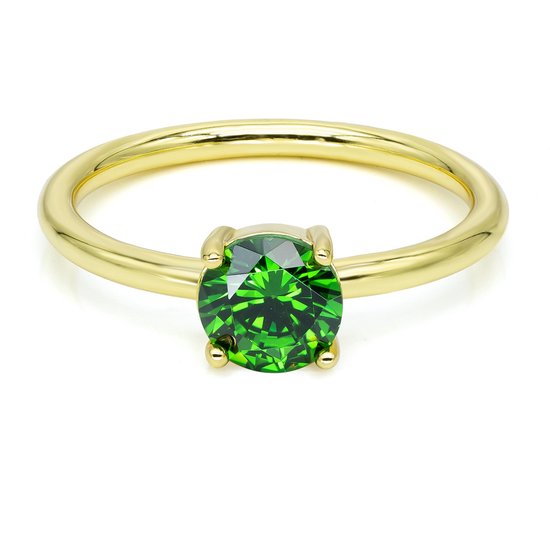 Crystalline Azuria Vrouwen 18kt Rose Vergulde Witte Zirconia