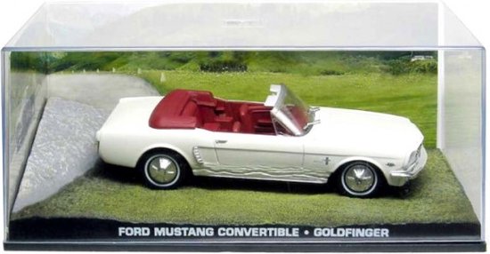 Atlas: James Bond - Ford Mustang Convertible - Goldfinger - Schaalmodel 1:43