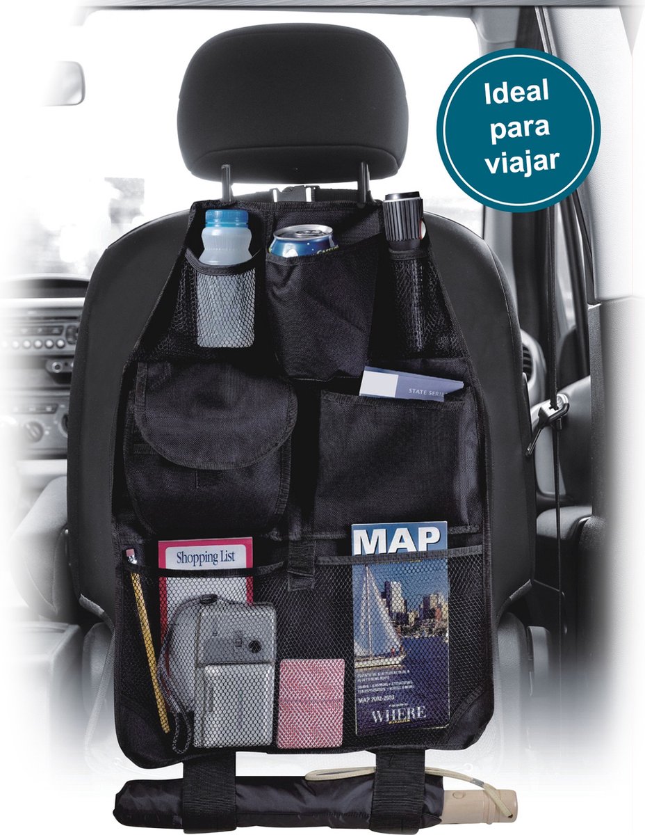 pzihao 2 stuks auto-organizer interieur opbergzakken auto luchtvent outlet organizer opslag multifunctionele tas PU leer voor sleutels en munten