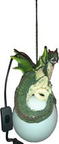 Dragons World - Draak op hanglamp met ketting