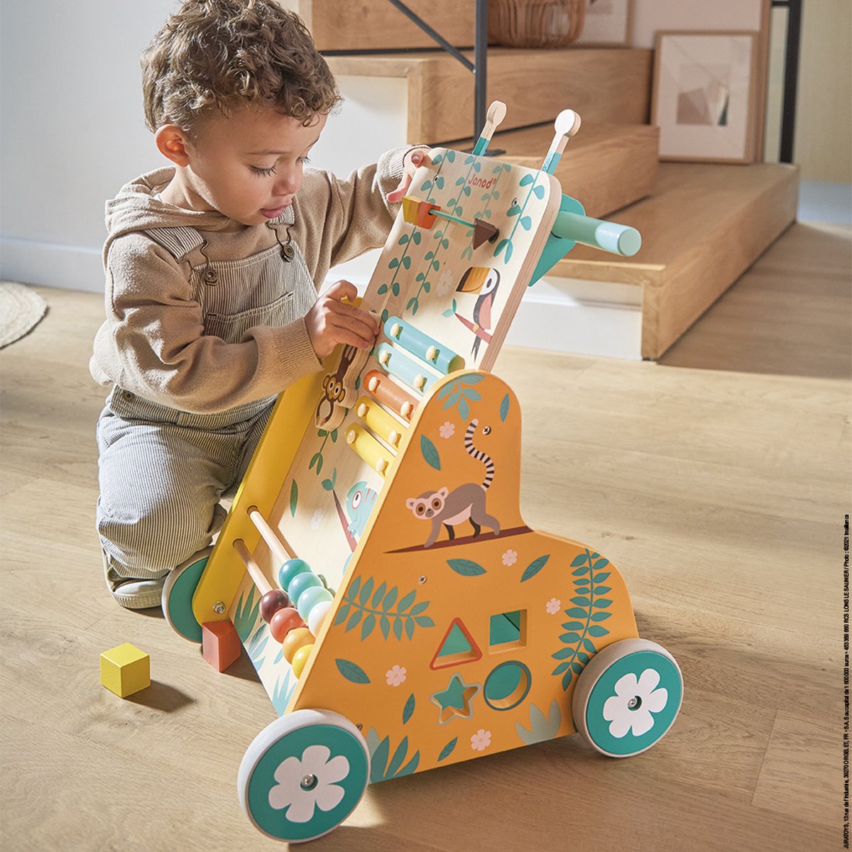 Janod - Tropik - Baby loopwagen met 6 activiteiten — afbeelding 4