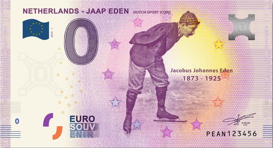 Afbeelding van het spel 0 Euro biljet 2019 - Jaap Eden LIMITED EDITION