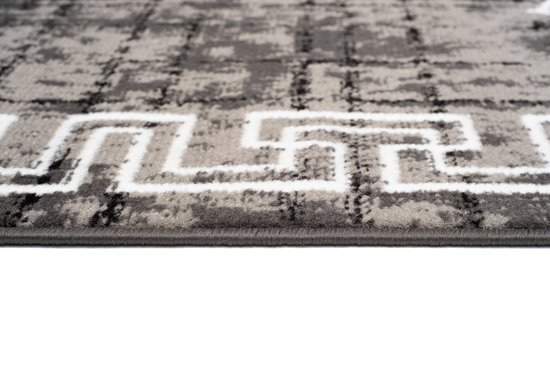 Tapis Tapiso Atena Grijs Tapis de Chambre Moderne Taille - 160x220