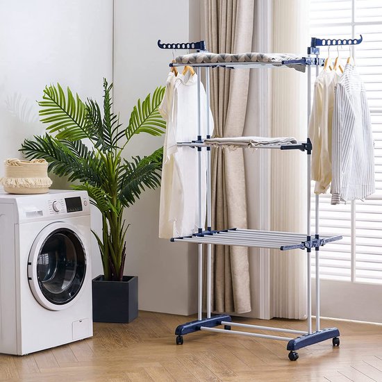 Étendoir Pliable Universel - Wasrek à Linge - Rack à Linge pour Salle de  Bains/