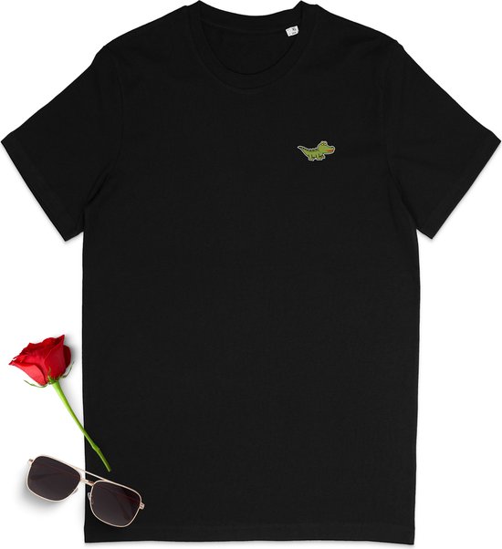 T shirt imprimé crocodile - Tshirt rigolo homme et femme - Tailles : S à 3XL - 4 coloris de tee shirt.