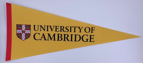 Foto: Cambridge university university of cambridge cambridge uni cambridge vk universiteit van cambridge vaantje sportvaantje wimpel vlag pennant ivy league 31 x 72 cm cadeau sport cadeau uni vaantje cambridge vlag cambridge