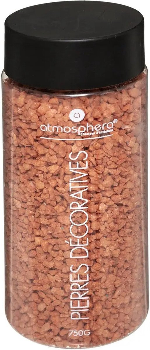 Atmosphera decoratie/hobby steentjes - koraal rood - 750 gram - Aquarium en vazen vulling - steen korrels