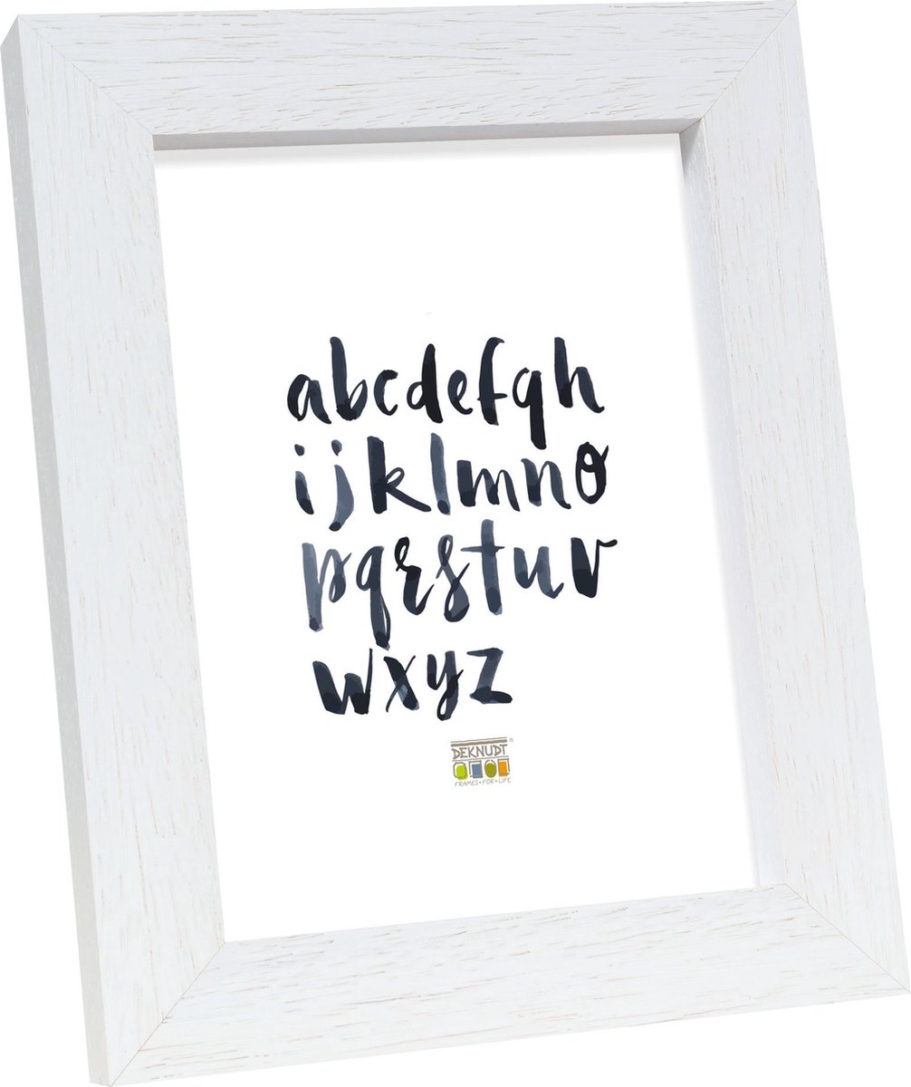 Deknudt Frames fotolijst S45PK1 - wit - hout - voor foto 20x28 cm