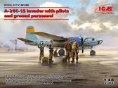 1:48 ICM 48288 A-26C-15 Invader with pilots and ground personnel Plastic Modelbouwpakket
