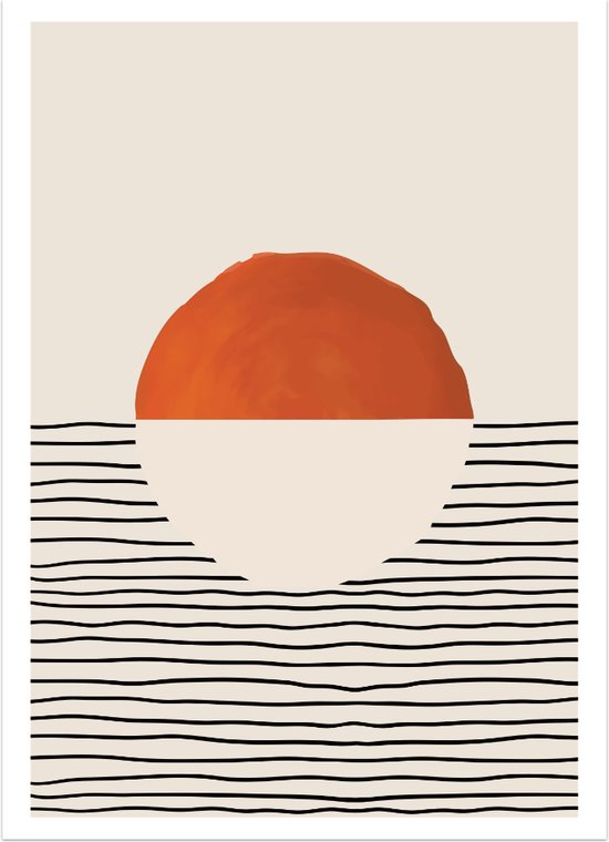 Inverted Sunrise - Poster - A4 - 21 x 29.7 cm